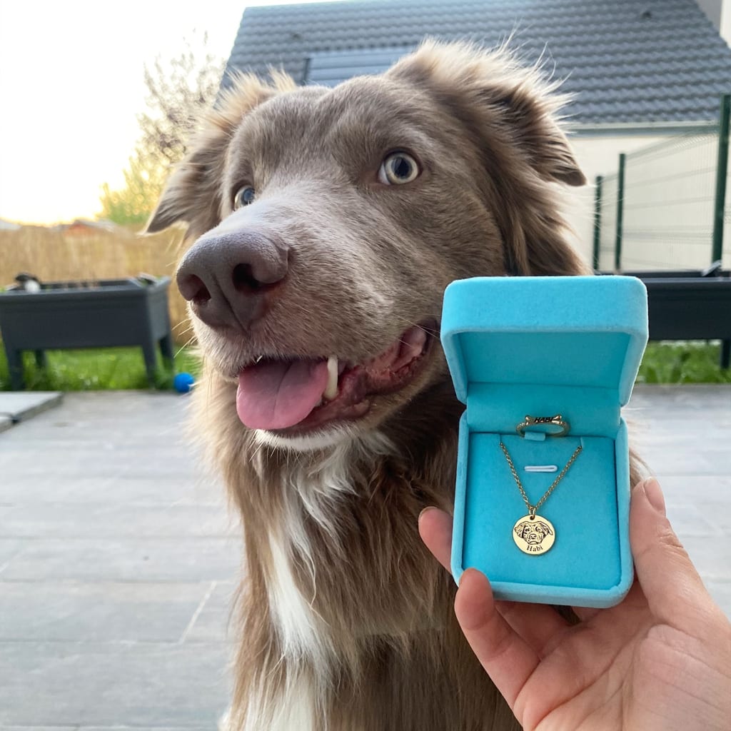 Pawtrait Pet Portrait Necklace