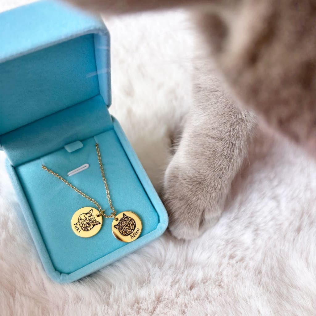 Pawtrait Pet Portrait Necklace